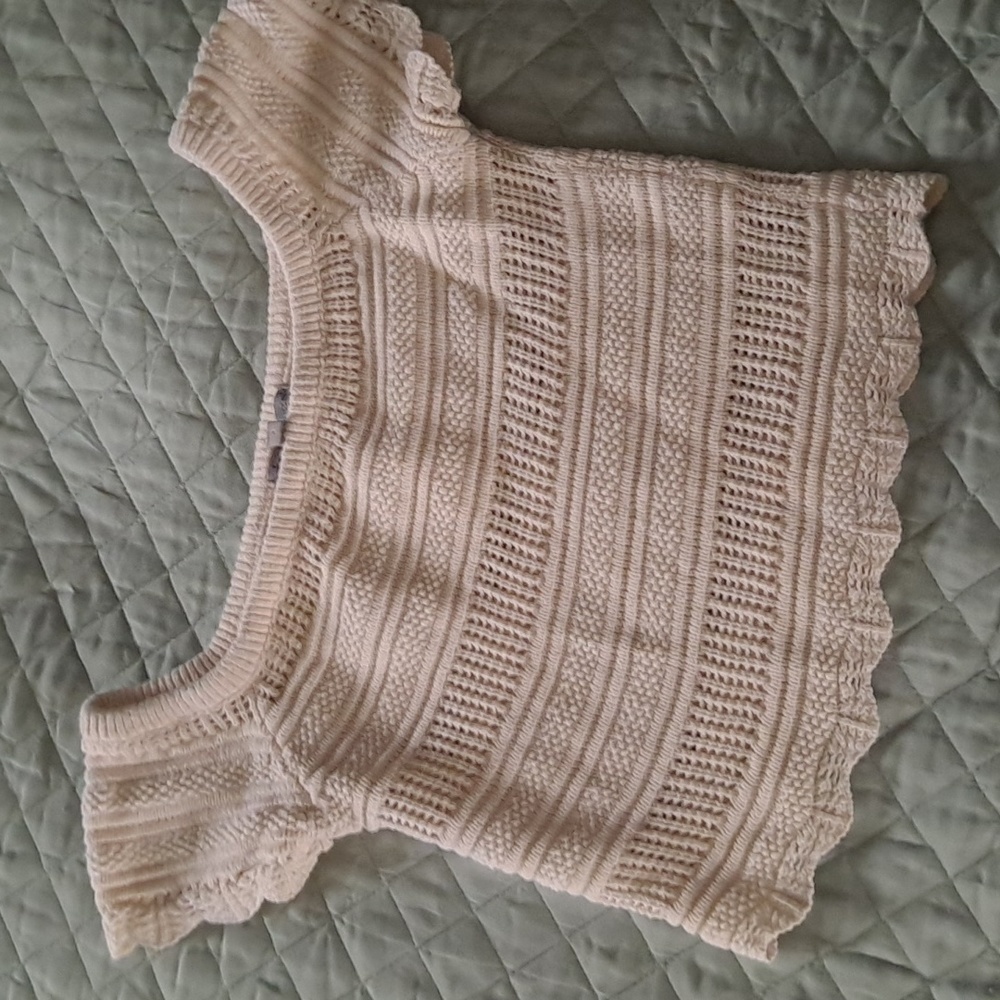 Charlotte Russe crochet crop top